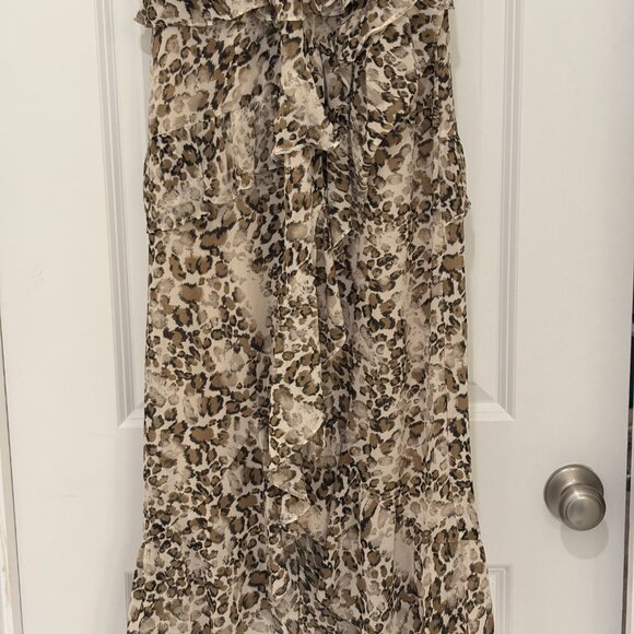 Bardot Briana Keyhole front cocktail dress - beige - Picture 4 of 7